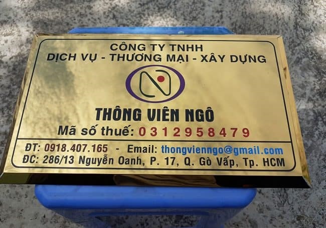 Báo Giá Bảng Hiệu Công Ty – Biển Hiệu Công Ty Đẹp Chất Lượng