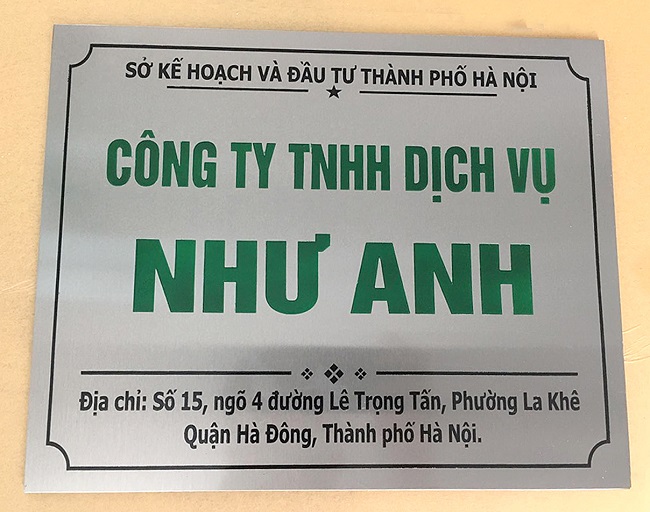 Báo Giá Bảng Hiệu Công Ty – Biển Hiệu Công Ty Đẹp Chất Lượng