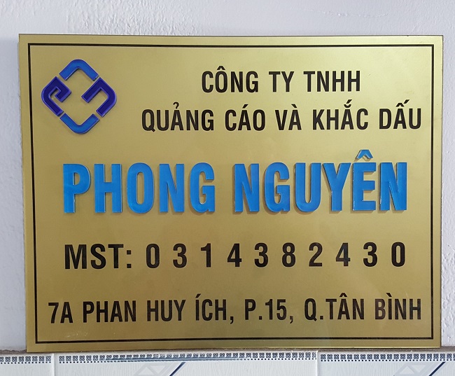 Báo Giá Bảng Hiệu Công Ty – Biển Hiệu Công Ty Đẹp Chất Lượng