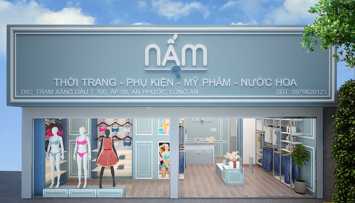 Địa chỉ nhận làm bảng hiệu shop quần áo chuyên nghiệp 2021